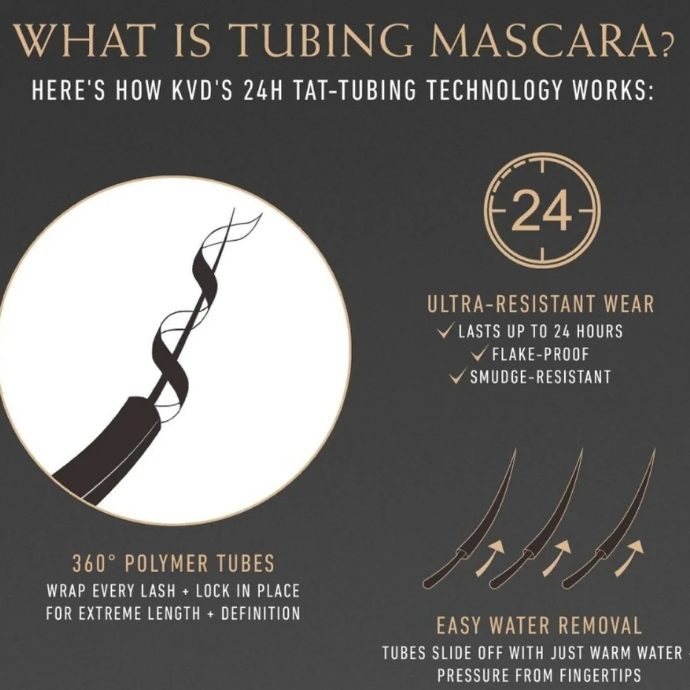 KVD FULL SLEEVE LONG + DEFINED TUBING MASCARA.